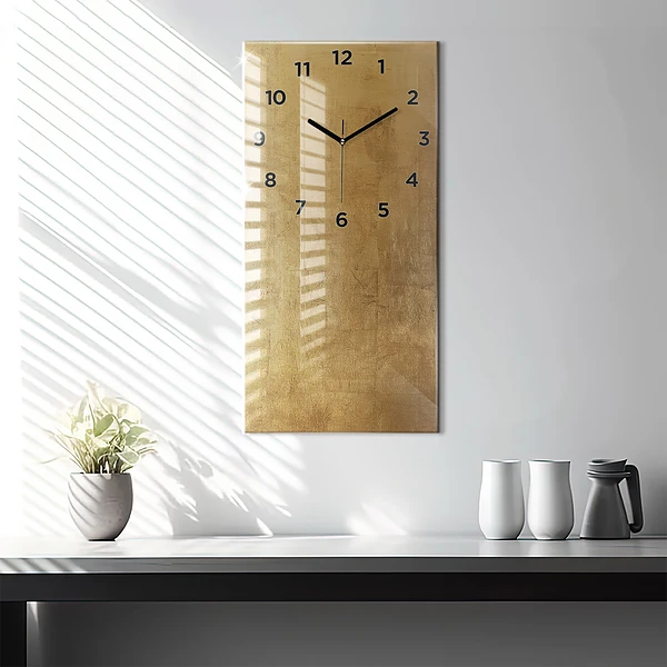 Vertikale Uhr Dekorative Leinwand