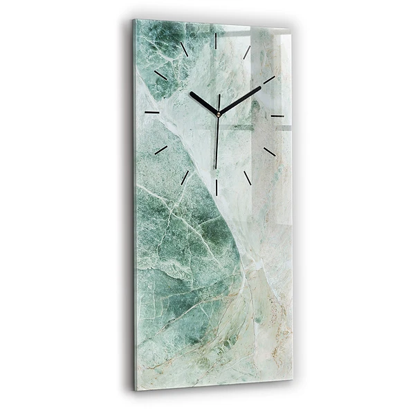 Vertikale Uhr mit motiv Marmor Stein Textur