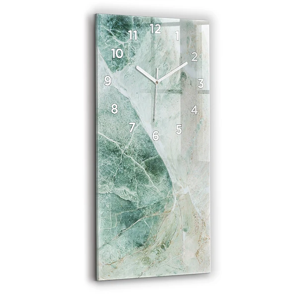 Vertikale Uhr mit motiv Marmor Stein Textur