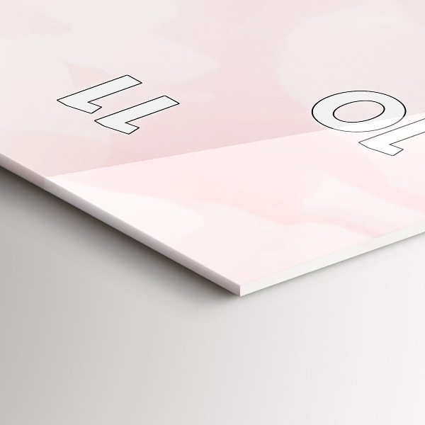 Vertikale Uhr Blühende Rosen