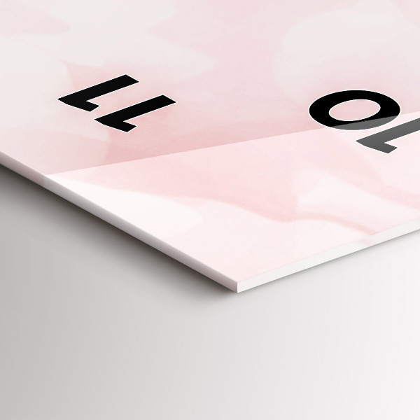 Vertikale Uhr Blühende Rosen