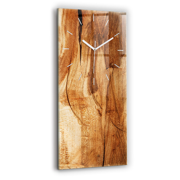 Vertikale Uhr Holz Textur