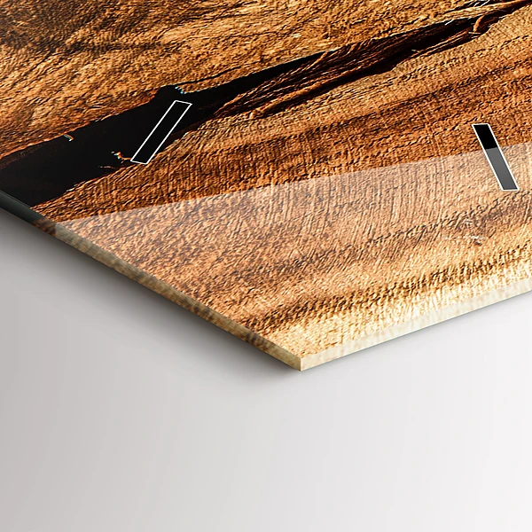 Vertikale Uhr Holz Textur