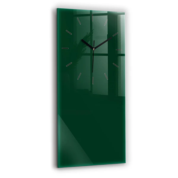 Vertikale Uhr mit motiv Farbe Flasche grün