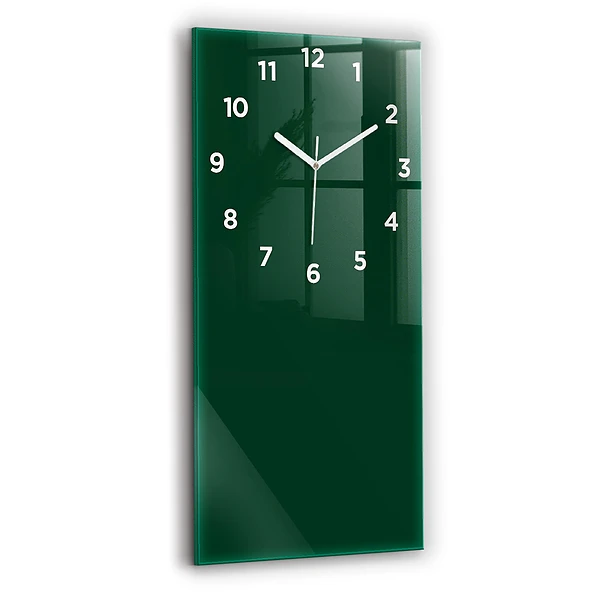 Vertikale Uhr mit motiv Farbe Flasche grün