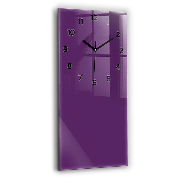 Vertikale Uhr Farbe lila