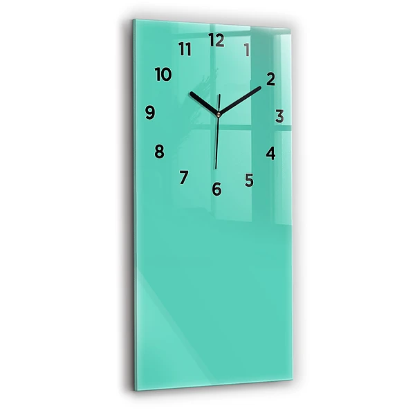 Vertikale Uhr Farbe Türkis