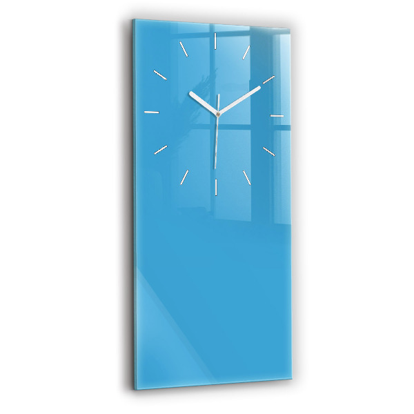 Vertikale Uhr mit motiv Die Farbe Blau