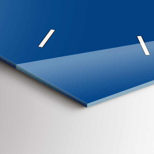 Vertikale Uhr Farbe blau