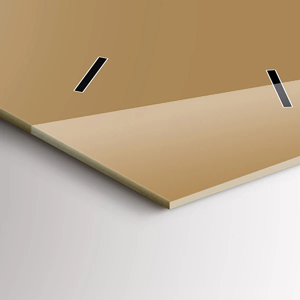 Vertikale Uhr Die Farbe Dunkelbeige