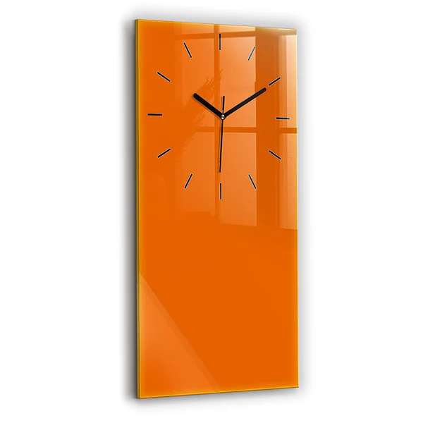 Vertikale Uhr Farbe orange