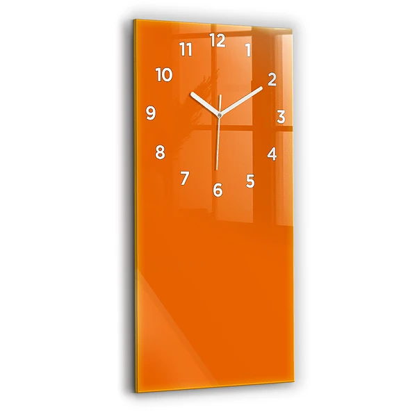 Vertikale Uhr Farbe orange