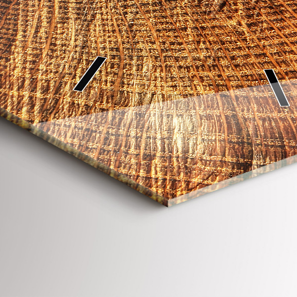 Vertikale Uhr Alter Baumstamm