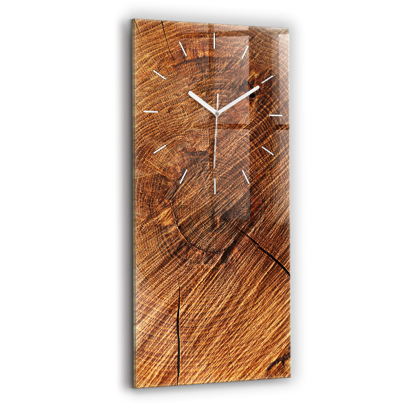 Vertikale Uhr mit motiv Dekoratives Holz