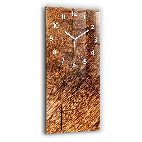 Vertikale Uhr mit motiv Dekoratives Holz