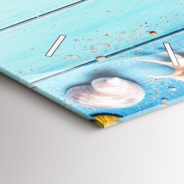 Vertikale Uhr mit motiv Strand-Accessoires