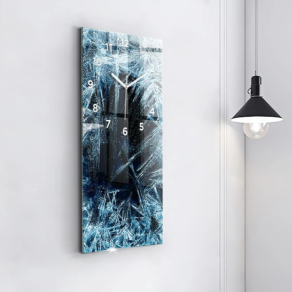 Vertikale Uhr mit motiv Gefrorene Wand