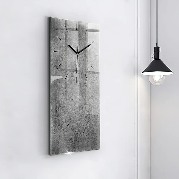 Vertikale Uhr mit motiv Industrielle Wand