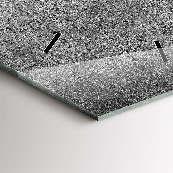 Vertikale Uhr mit motiv Industrielle Wand