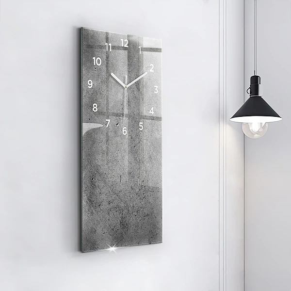 Vertikale Uhr mit motiv Industrielle Wand