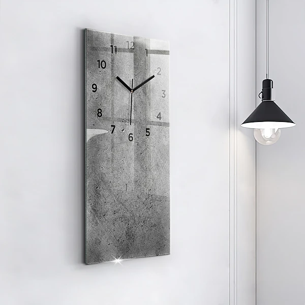 Vertikale Uhr mit motiv Industrielle Wand