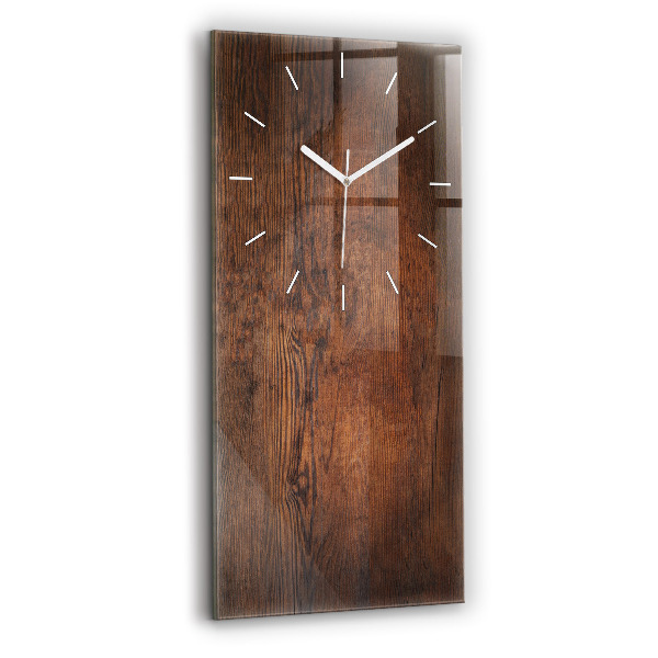 Vertikale Uhr Altes Holz