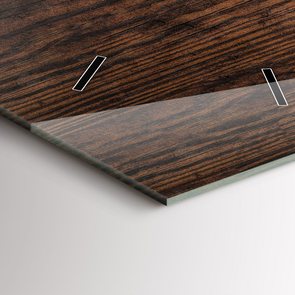 Vertikale Uhr Altes Holz