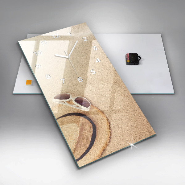 Vertikale Uhr Abstraktion von Gold