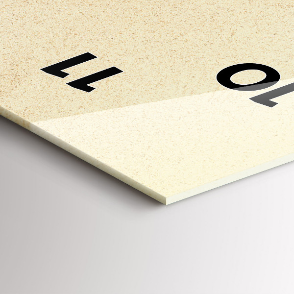 Vertikale Uhr Abstraktion von Gold