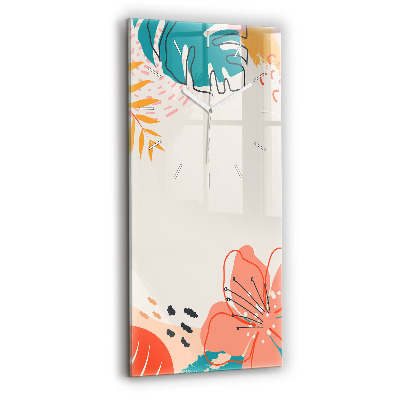 Vertikale Uhr Hawaiianische Pflanzen