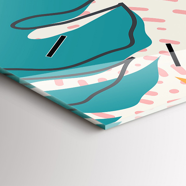 Vertikale Uhr Hawaiianische Pflanzen