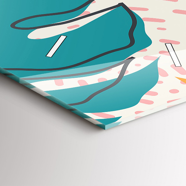 Vertikale Uhr Hawaiianische Pflanzen