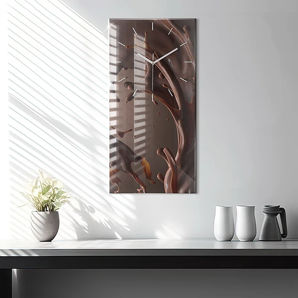 Vertikale Uhr Kakao-Wellen