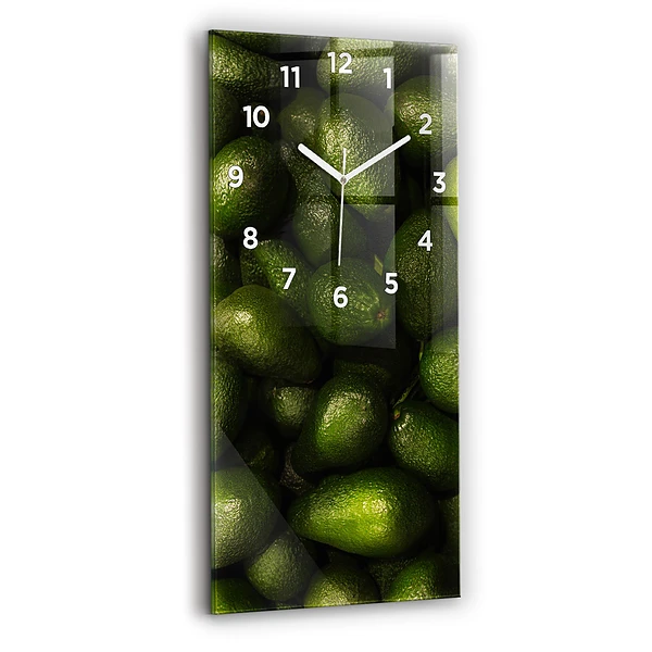 Vertikale Uhr Avocado