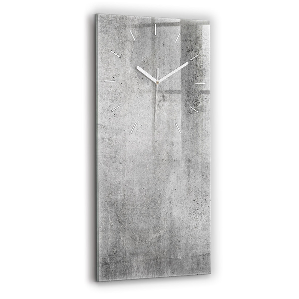 Vertikale Uhr Rohe Wand