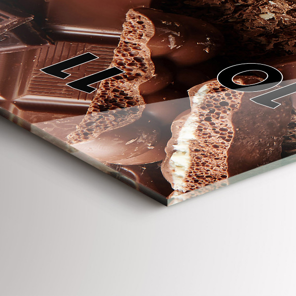 Vertikale Uhr Schokoladentafeln