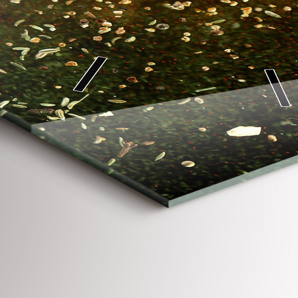 Vertikale Uhr Abstraktion von Gewürzen