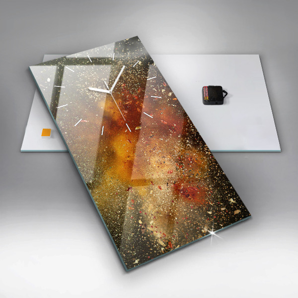 Vertikale Uhr Abstraktion von Gewürzen