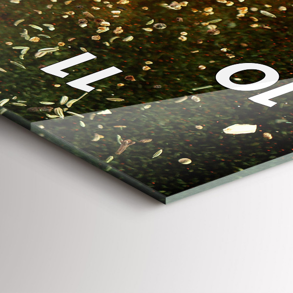 Vertikale Uhr Abstraktion von Gewürzen