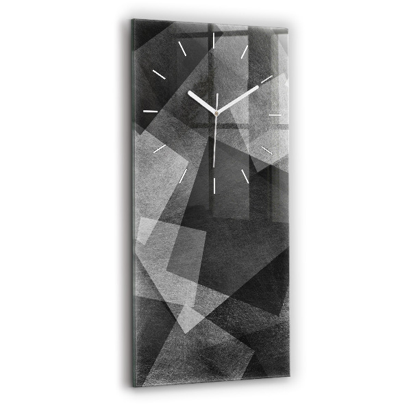 Vertikale Uhr mit motiv Geometrische Abstraktion