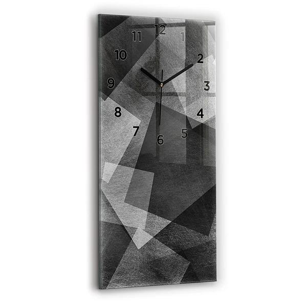 Vertikale Uhr mit motiv Geometrische Abstraktion