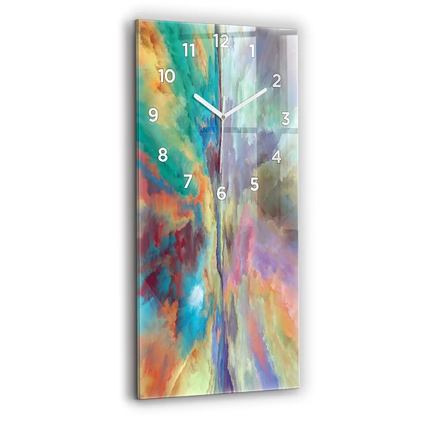Vertikale Uhr mit motiv Abstrakte Landschaft