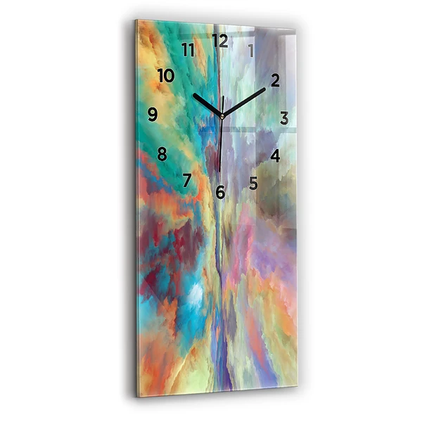 Vertikale Uhr mit motiv Abstrakte Landschaft
