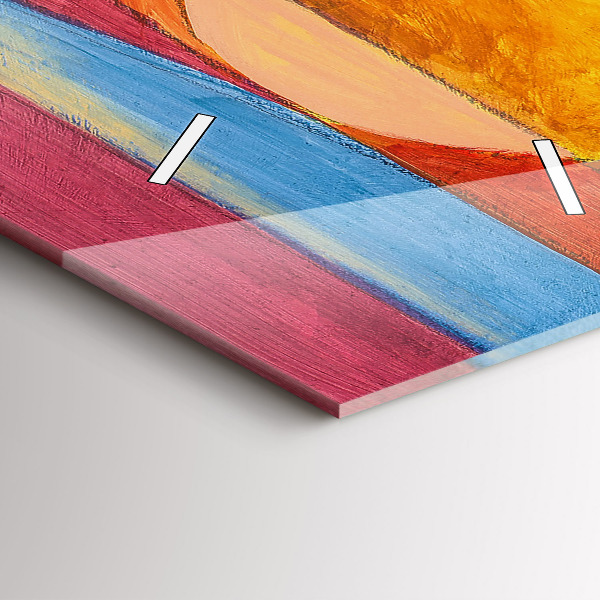 Vertikale Uhr Kunstdekoration Abstrakt