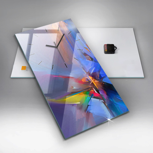 Vertikale Uhr mit motiv Meereslandschaft