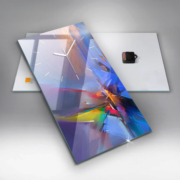 Vertikale Uhr mit motiv Meereslandschaft