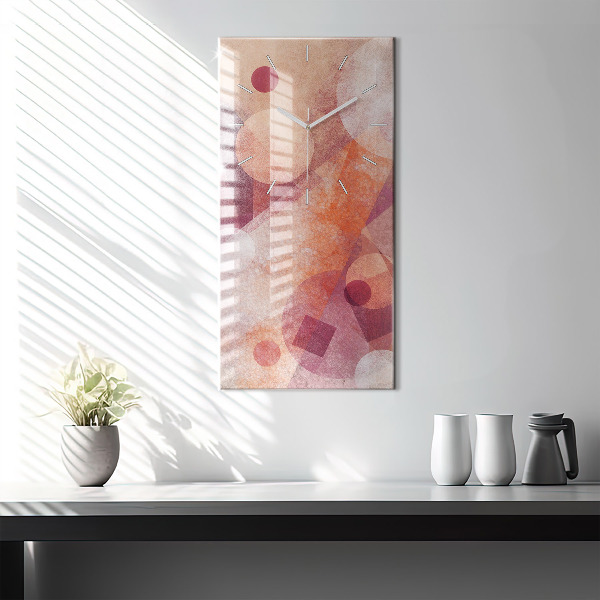 Vertikale Uhr Geometrische Abstraktion