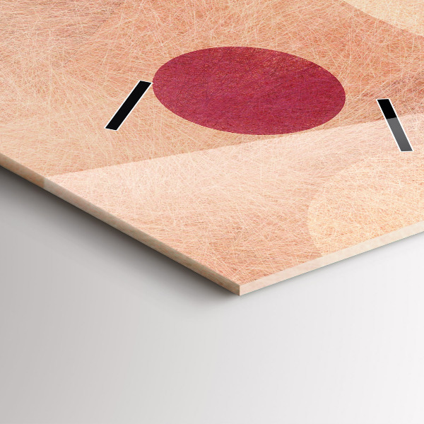 Vertikale Uhr Geometrische Abstraktion