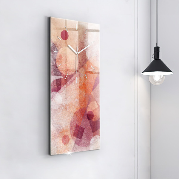 Vertikale Uhr Geometrische Abstraktion