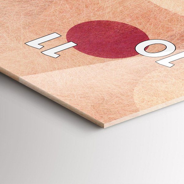 Vertikale Uhr Geometrische Abstraktion